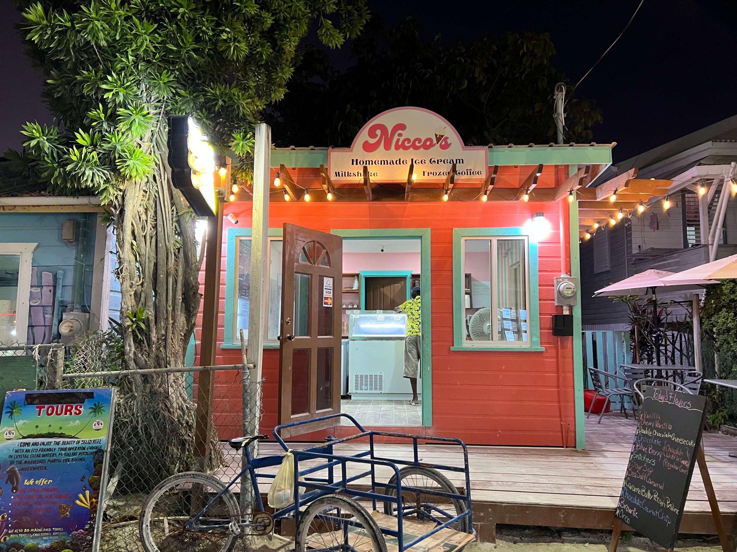 Best Ice cream in Caye Caulker Belize