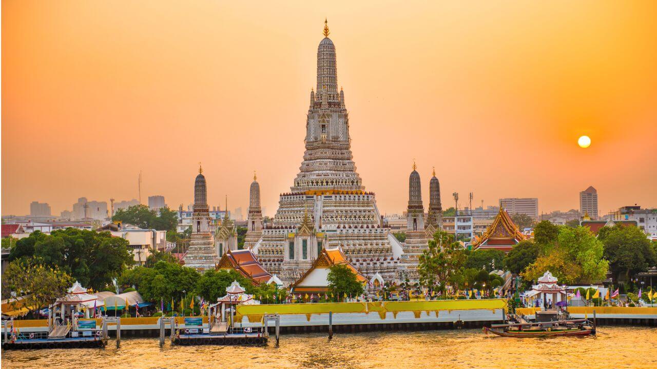 Bangkok at sunset