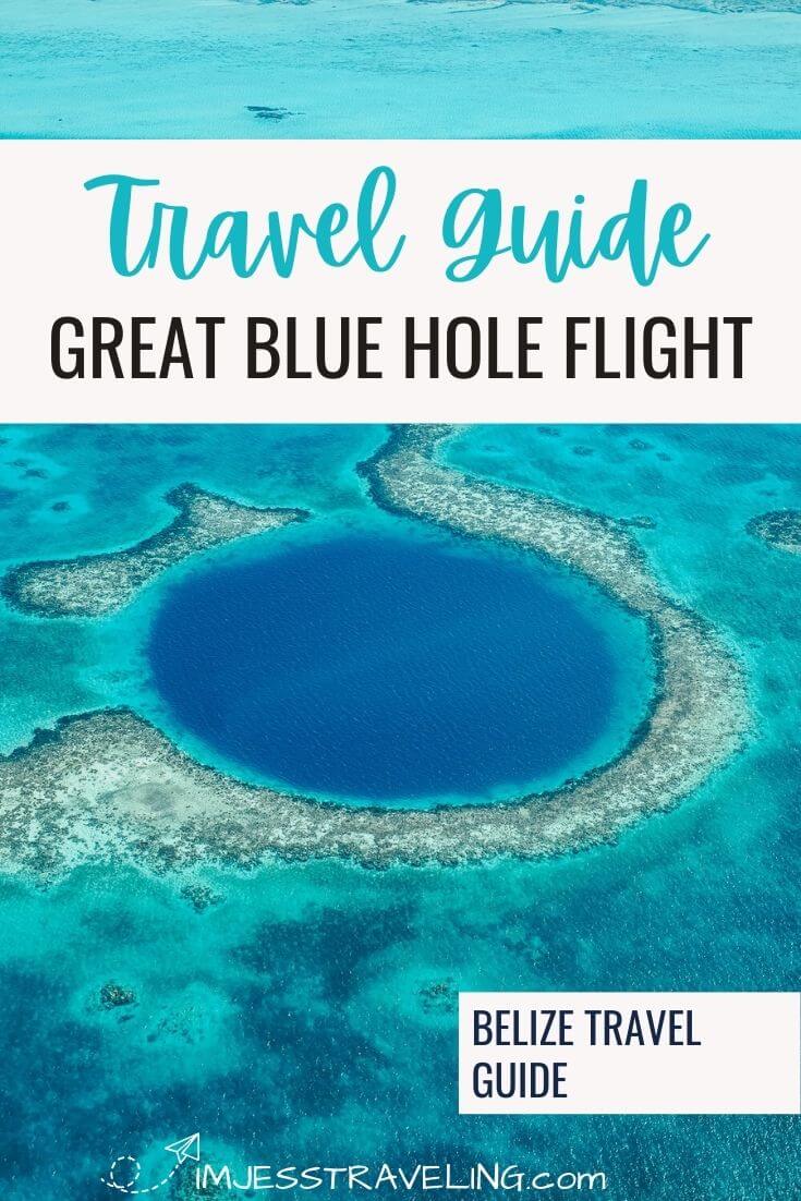 Great Blue Hole Scenic Flight Guide