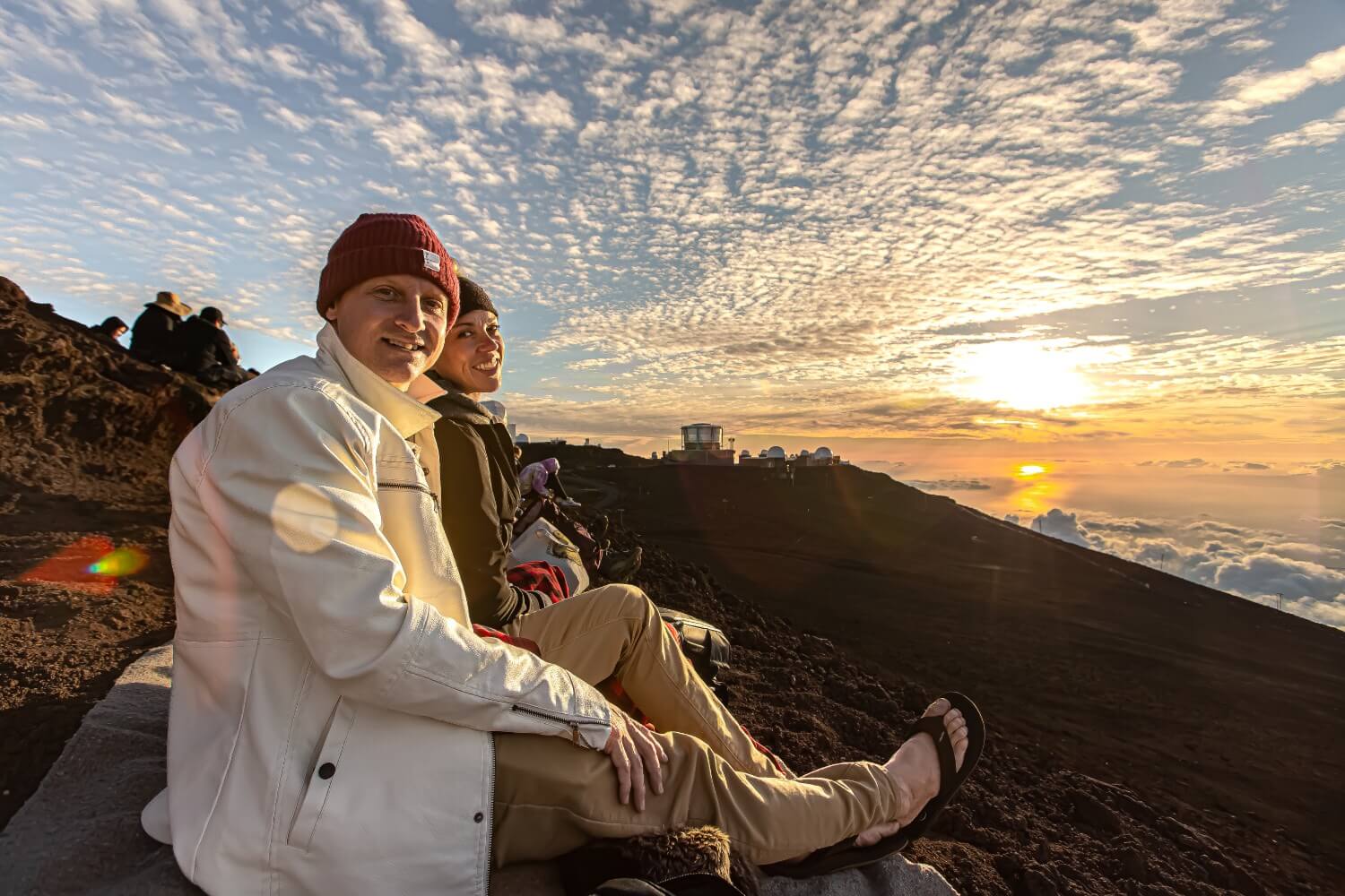 Jess and Joe on Haleakala Summit