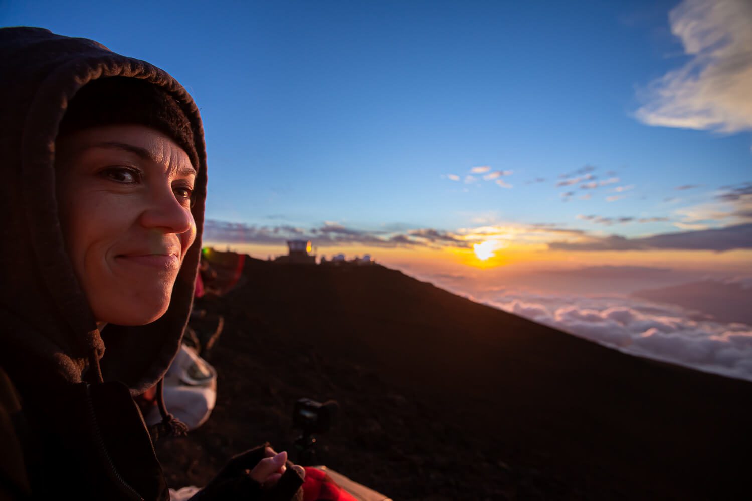 Joe at Haleakala summit 