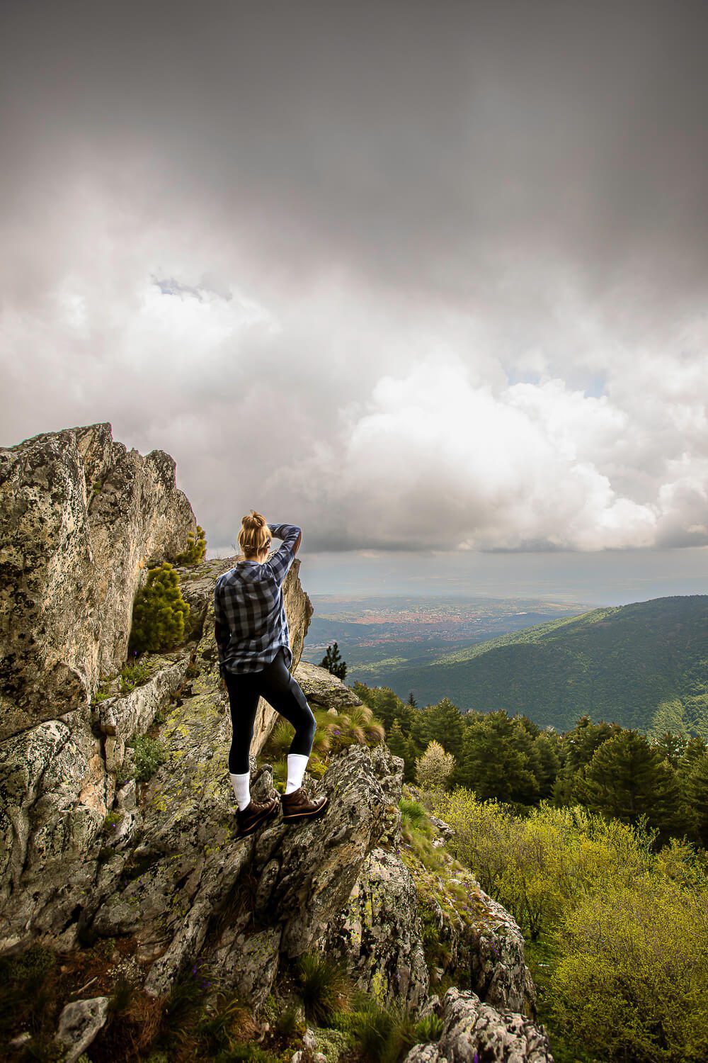 Im Jess Traveling in Pelister NP in North Macedonia