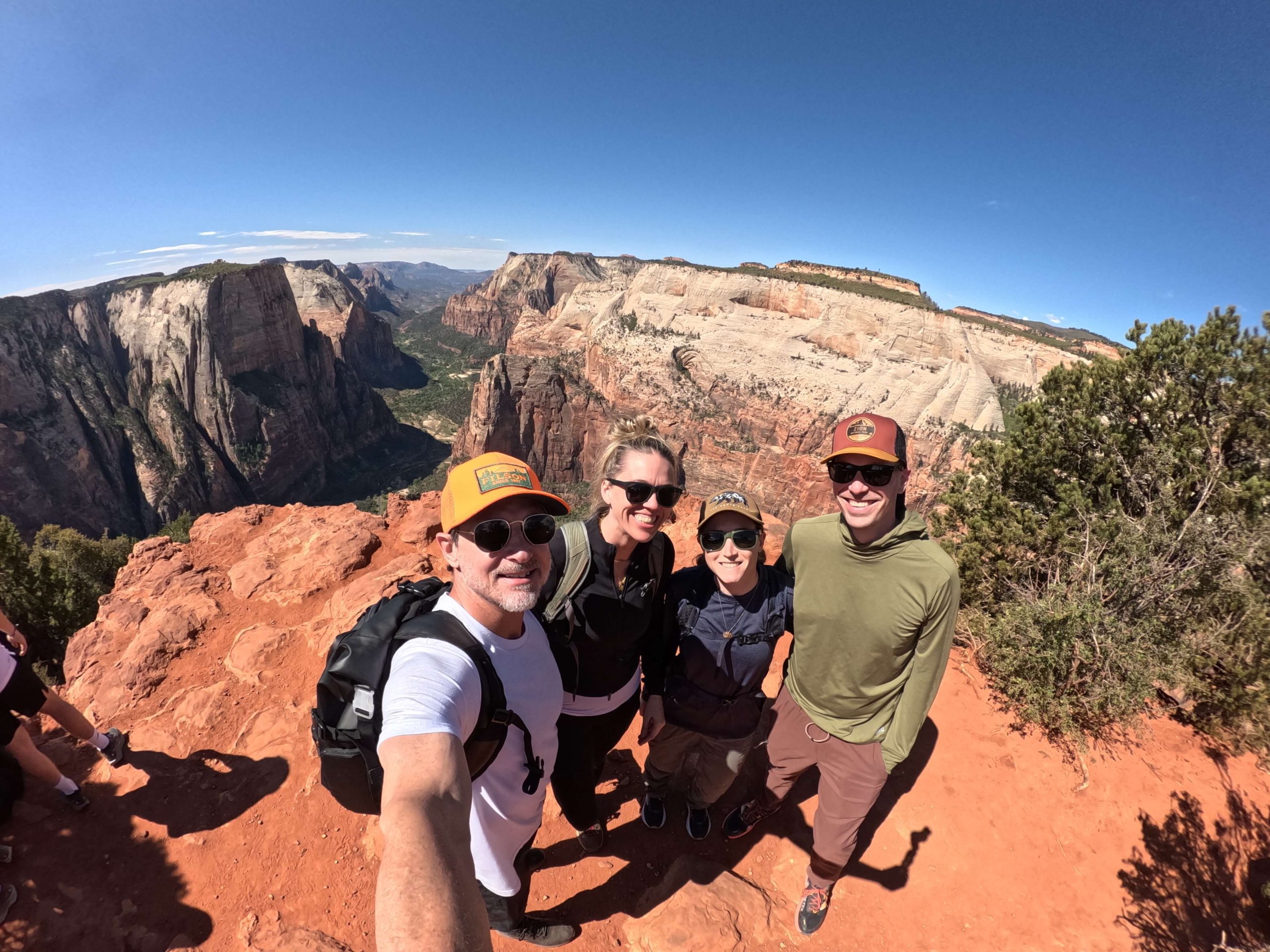 The group at Observation Point