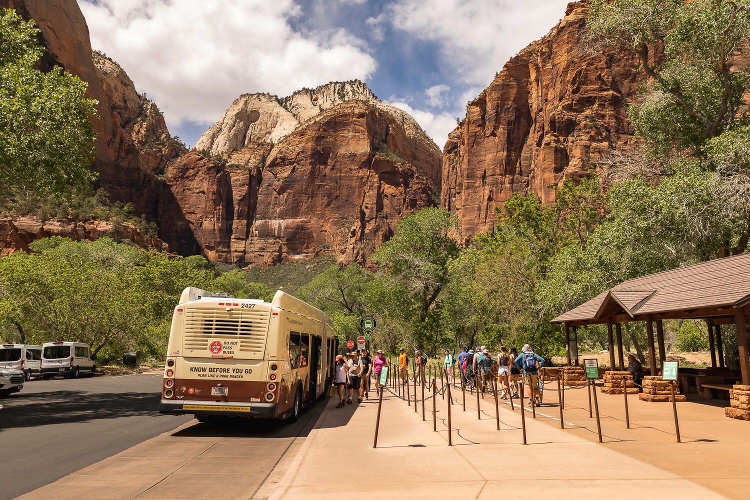 Zion Shuttle - A top thing to do in Zion