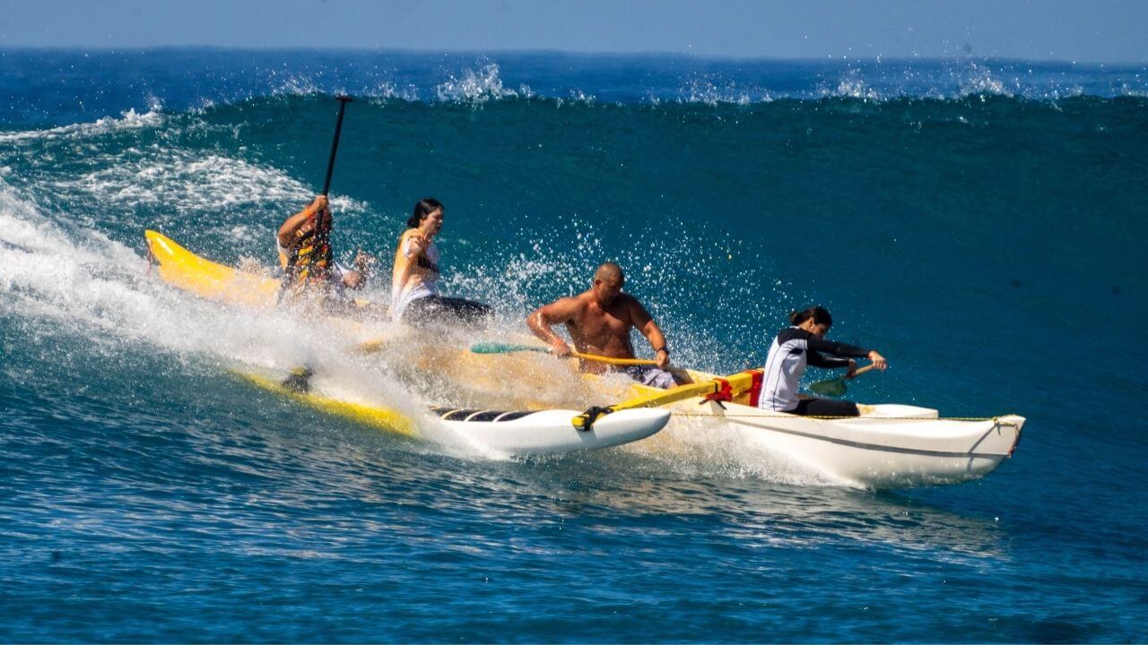 A thing to do in Maui - outrigger canoe